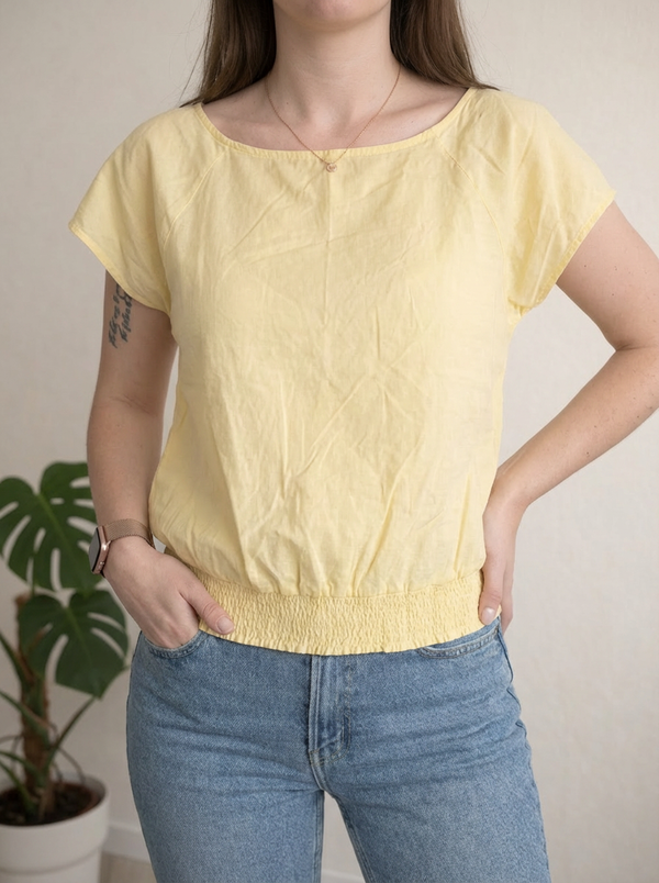 Blouse La Redoute - 38 - Jaune - en coton