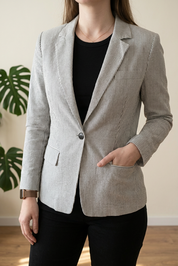 Blazer Liz Claiborne - 40 - Bleu