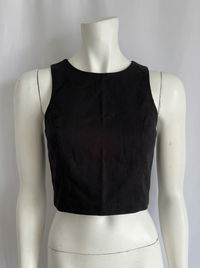 Crop top Mango Suit - S - Noir