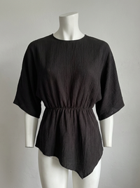 Blouse peplum Zara - M - Noir