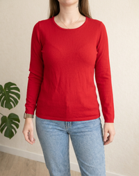 Pull Pimkie - M - Rouge - Détails Dentelle Dos
