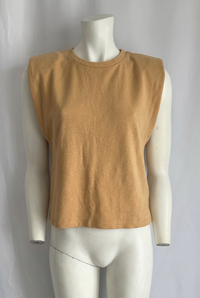 Débardeur Zara - S - beige - à épaulettes
