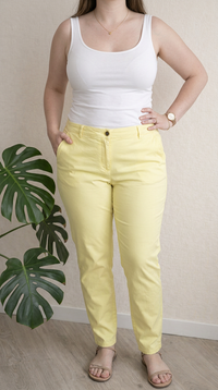 Pantalon Caroll - 42 - Jaune