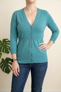 Gilet Ann Taylor - M - Turquoise -