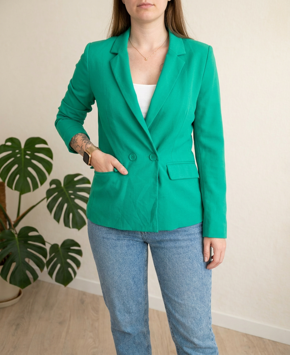 Blazer Fashion Private Company - 36 - Turquoise -