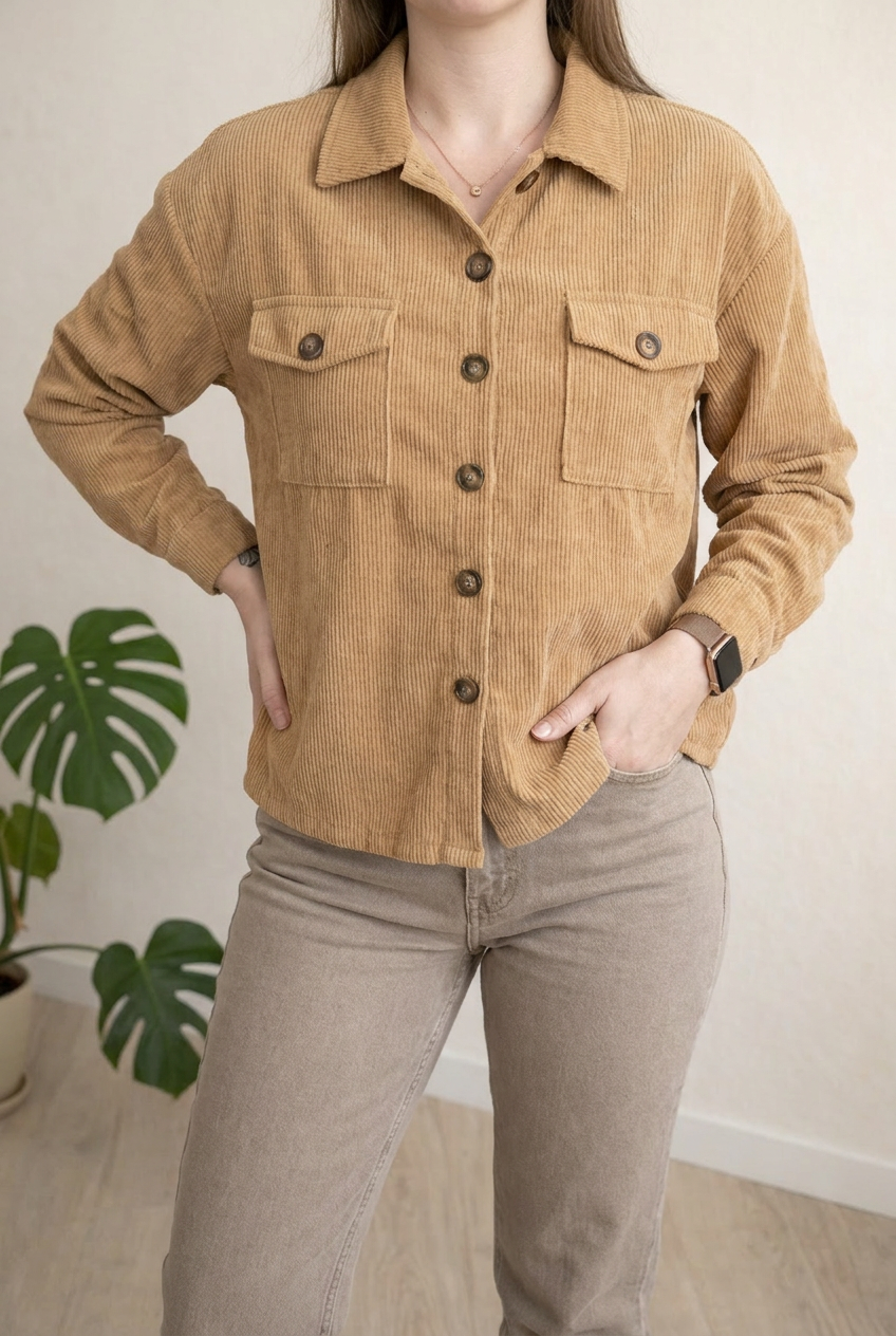 Surchemise Skue - L - Marron -