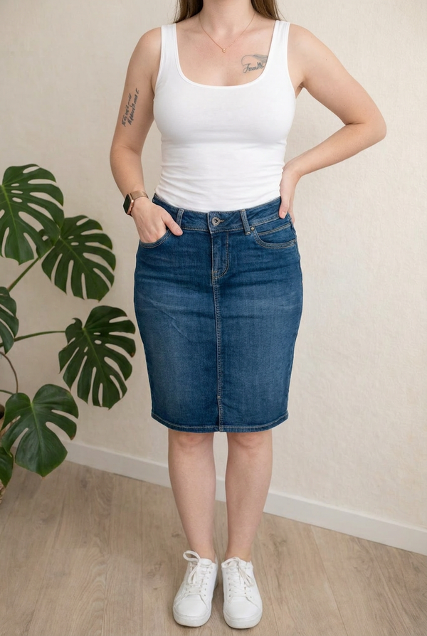 Jupe Pepe Jeans - 38 - bleu