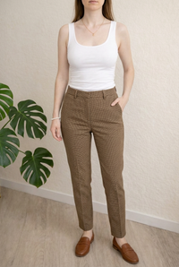 Pantalon tailleur Mng - 34 - Marron -
