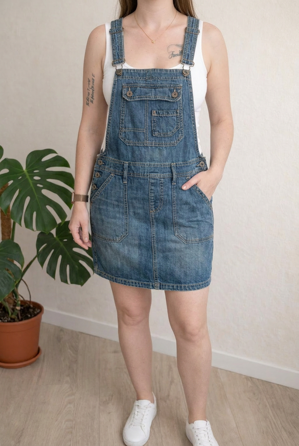 Robe salopette Old Navy - S - Bleu -