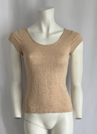 T-shirt Etam - Xs - Beige - Dos nœuds
