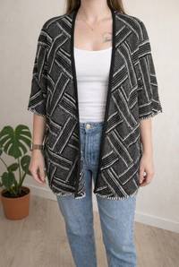 Poncho Camaïeu - Taille Unique - Noir