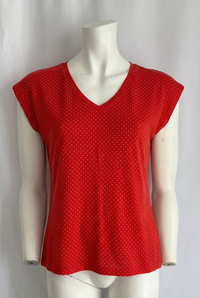 T-shirt Caroll - 38 - Rouge à pois -