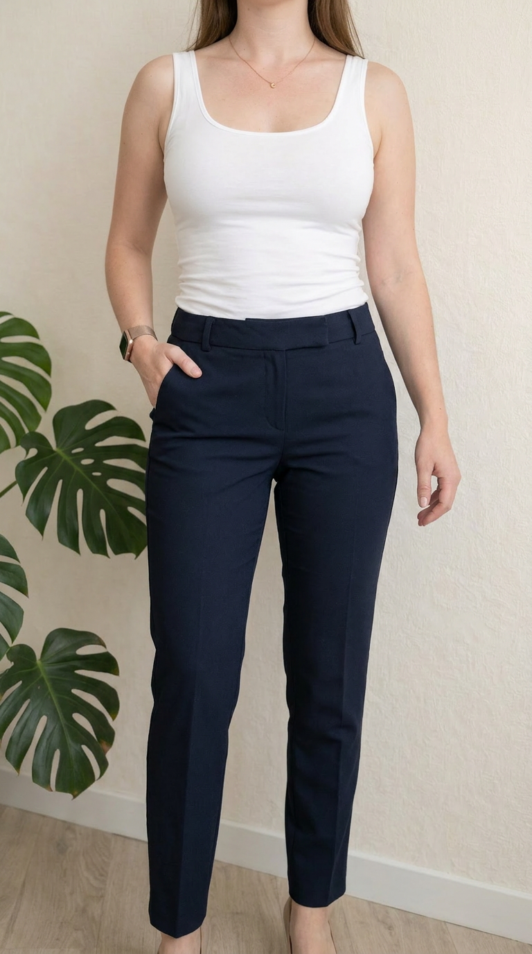 Pantalon tailleur Brook Taverner - 40 - Marine -