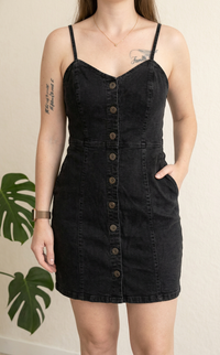 Robe en jean Mango - M - Noir -