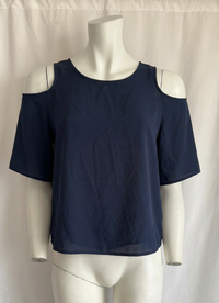 Blouse Mango - S - Bleu marine -