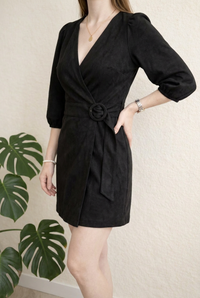 Robe courte Zara - Xs - Noir -