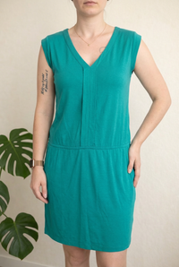 Robe Casual Camaïeu - 36 - Turquoise Et Vert -
