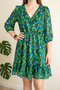 Robe courte Cache Cache - 36 - Vert -