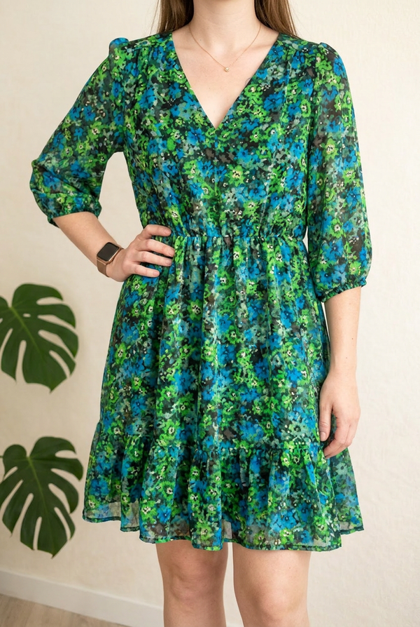 Robe courte Cache Cache - 36 - Vert -