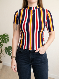 T-shirt Jennyfer - S - Marine -
