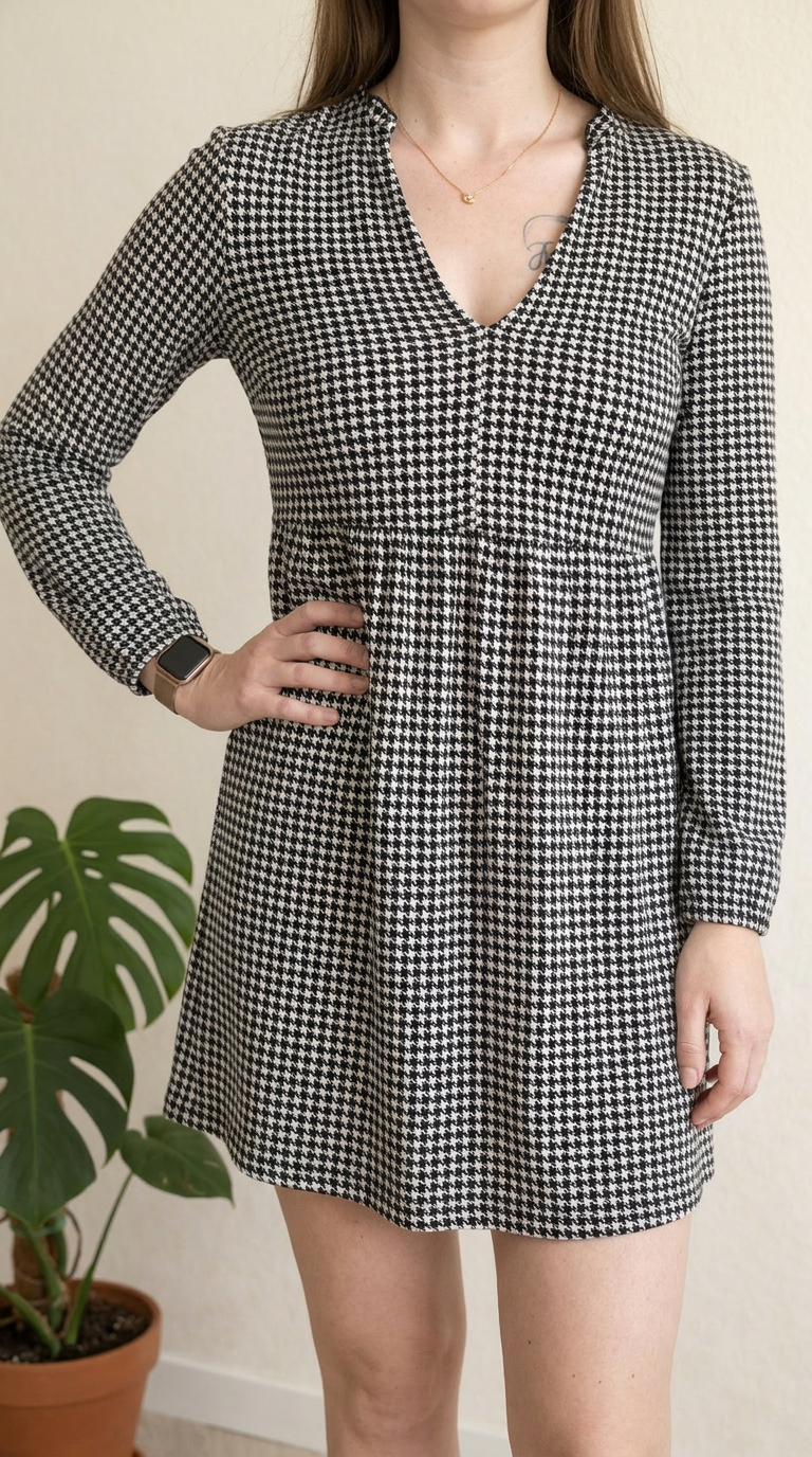 Robe courte Zara - S - Noir -