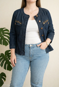 Veste en jean Multiples - 42 - Bleu marine