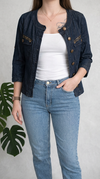 Veste en jean Multiples - 42 - Bleu marine