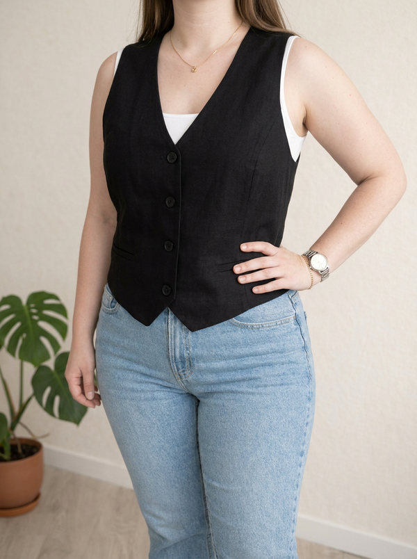 Gilet H&m - 42 - Noir -