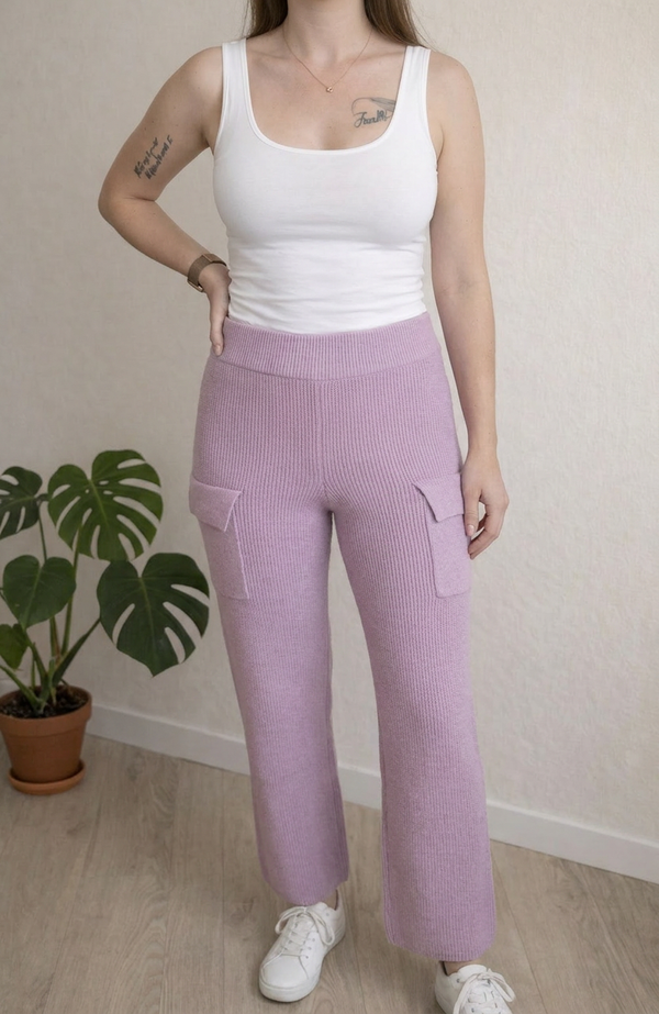Pantalon Jambes Larges Asos - S/36 - Fuchsia