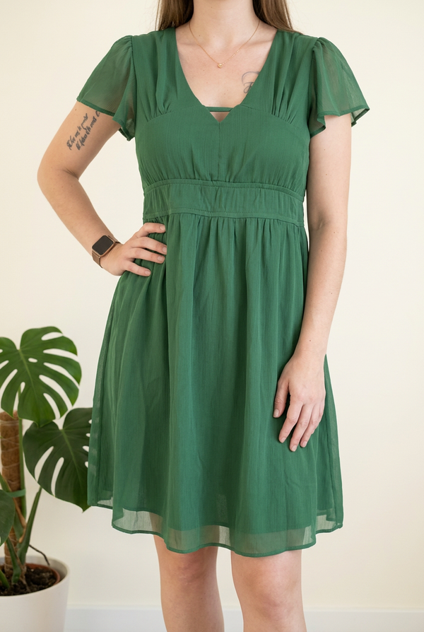 Robe Casual Naf Naf - 36 - Vert -