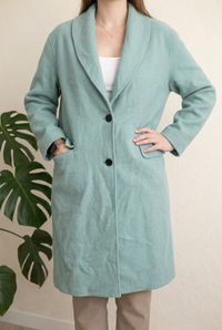 Manteau Zara - L - Bleu clair