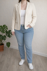 Blazer femme G urban - 44 - Crème -