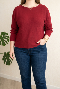 Pull Gémo - Xxl - Bordeaux -