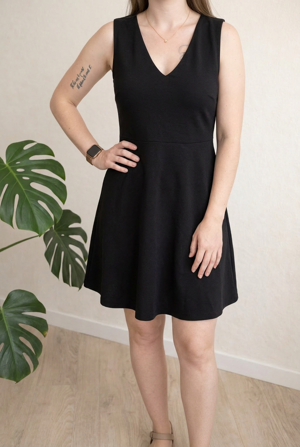 Robe courte Zara - M - Noir -