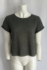 Top broderie anglaise R essentiel - 42 - vert