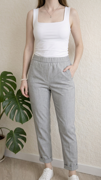 Pantalon Pimkie - Xs - Gris -