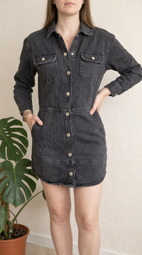 Robe en jean Zara - S - Noir délavé