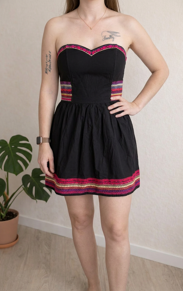 Robe Dos Nu H&m - S - Noir -