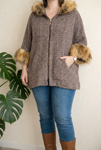 Cardigan Made in Italy - Taille unique - Violet -