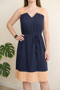 Robe Zara Basic - M - Bleu marine