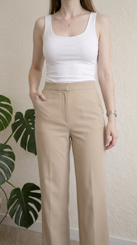 Pantalon tailleur H&m - 34 - beige