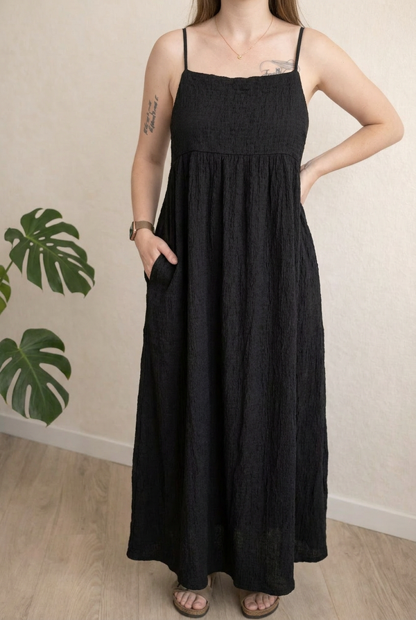 Robe longue Mango - M - noir -