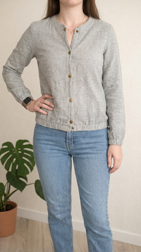 Veste bomber Julie M - 38 - Gris -