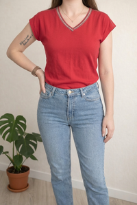 T-shirt Morgan - M - Fuchsia -