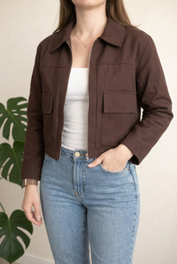 Veste courte Asos Design - 38 - Marron -