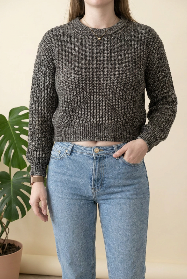 Pull court Rita Ora x Primark - S - Gris -