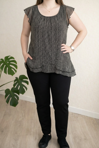 Tunique Jacqueline Riu - 46 - Noir - à pois