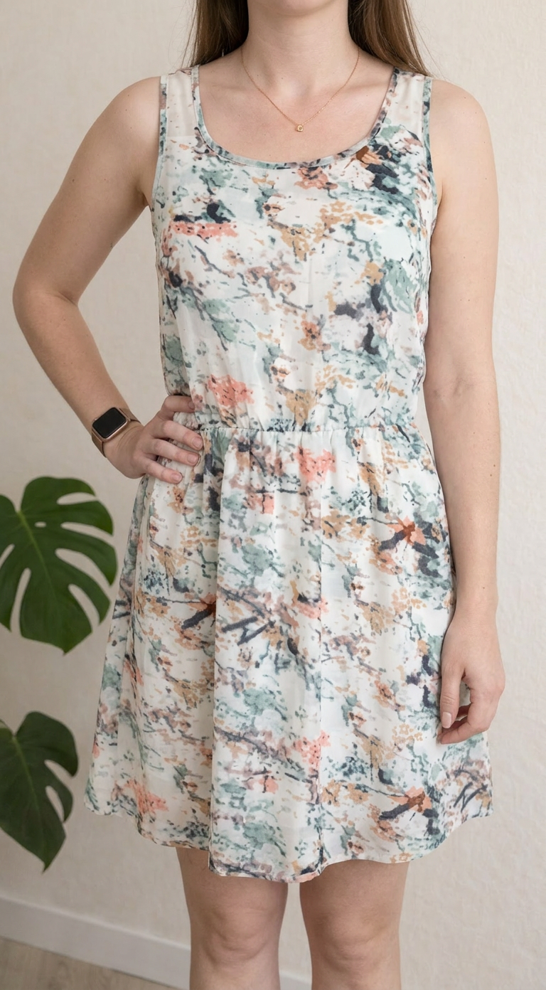 Robe D'ete Only - 38 - Blanc -