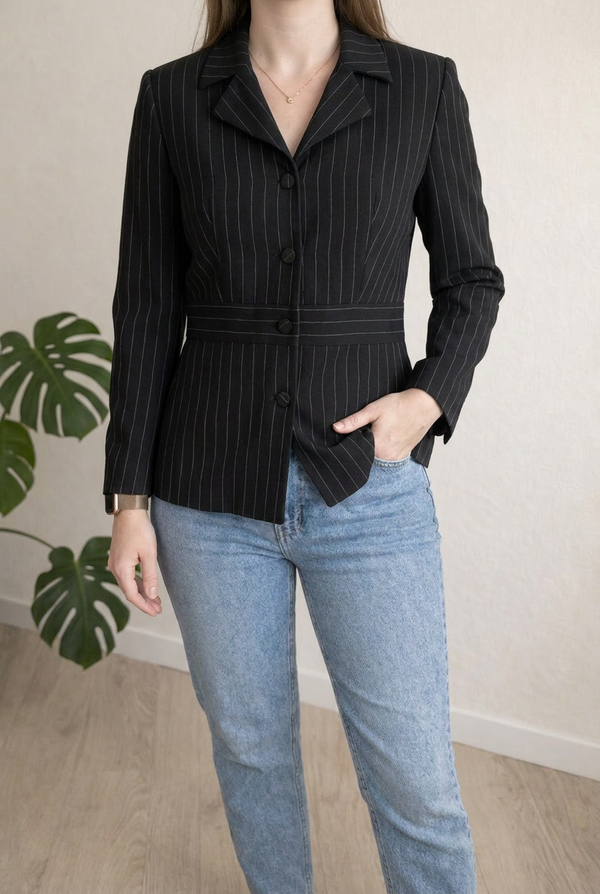 Blazer Alyn Paige - 40 - Noir à rayures