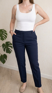 Pantalon Mango - 38 - Bleu marine